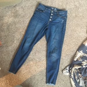 Old Navy RockStar Skinny Button Pants